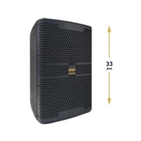 U6 سماعة جدارية 150 وات نظام أوم، 6 بوصة لون أسود...