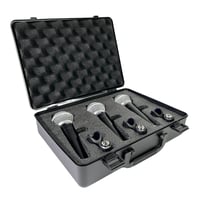 ميكروفون ديناميكي احترافي 3 مايك بصندوق واحد ماركة...