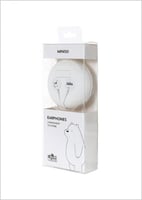 سماعة اذن سلكية بشخصية قطبي من الدببة الثلاثة مع ق...