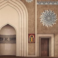 ساعة جدارية للمساجد و الصالات HA-5544 و HA-5522 مق...