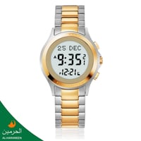 ساعة الحرمين موديل HA-6372 الرجالية قياس 41MM ألوا...