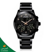 سـاعـة الـحـرمـــين الـرجـالـيـة HA-6100FBB أسود ا...