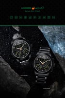 سـاعـة الـحـرمـــين الـرجـالـيـة HA-6100FBB أسود ا...