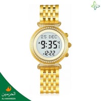 ساعة الحرمين كريستال HA-6351 النسائية مقاس 36MM بت...