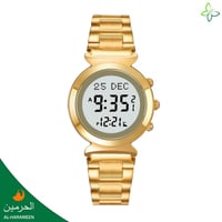 ساعة الحرمين موديل HA-6331 النسائية قياس 35MM بعدة...