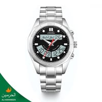 ساعة الحرمين الفاخرة HA-6117 قياس 40MM بـألوان متع...