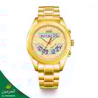 ساعة الحرمين الفاخرة HA-6117 قياس 40MM بـألوان متع...