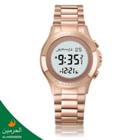 ساعة الحرمين موديل HA-6372 الرجالية قياس 41MM ألوا...