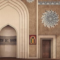 ساعة جدارية للمساجد و الصالات HA-5544 و HA-5522 مق...