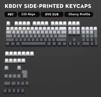 كيكابس رمادي - gray keycaps