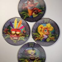 قاعدة أكواب صور 3D متحركة من سلسلة كراش.