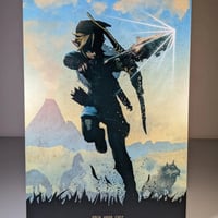 بوستر من ستيل ، لينك من زيلدا،20*30 cm
