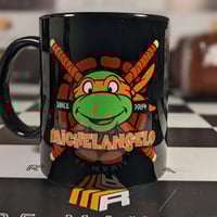كوب شخصية مايكل أنجلو من سلاحف النينجا .(أصلي)