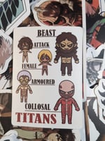 ستيكرات هجوم العمالقة، 99 ستكر.