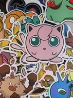 ستيكرات بوكيمون، 50 ستكر.