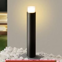 انارة عمود حدائق خارجية دائري بطول 90سم لمبة GU10