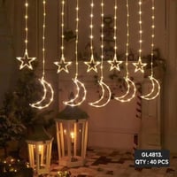 أضاءة زينة رمضان هلال ونجمه