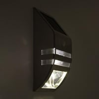 جداري طاقة شمسية استانل ستيل اضاءة اصفر 3000K 15W