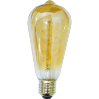 لمبات نجف ديكوريه شكل كمثرى حلزوني 4 واط مع لمسة ا...