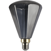 لمبة ديكورية رمادي قطر 18 سم لون الانارة اصفر 3 وا...