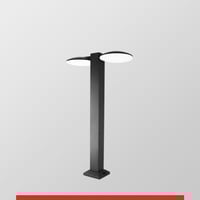 عمود انارة خارجية للحدائق اضاءة منتشرة جهتين بطول...