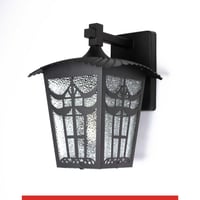 انارة فانوس خارجية بتصميم كلاسيكي منقوش