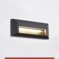 انارة درج وممرات اسود انيق باضاءة مركزة تسليط جانب...