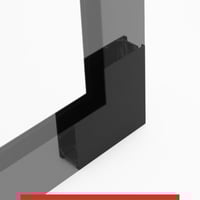 زاوية مسار مغناطيس لطش حرف L