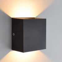 انارة خارجية جدارية اضاءة ديكورية 3W اصفر 3000K