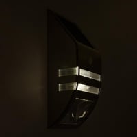 جداري طاقة شمسية استانل ستيل اضاءة اصفر 3000K 15W