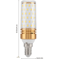 لمبة لون الاضاءة اصفر 9 واط اسطوانية E14