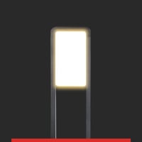 عمود انارة خارجية للحدائق باضاءة منتشرة طول 40 سم