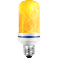 لمبة كبسولة ديكورية شكل شعلة لهب لون الانارة اصفر...