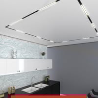 انارة مسار مغناطيسي اضاءة خطية منتشرة 90 سم