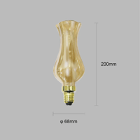 لمبة ديكورية ليد لون انارة اصفر 5 واط طول 20 سم