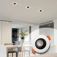 كشاف سبوت لايت مانع للتوهج لون الانارة اصفر 7 سم 7...