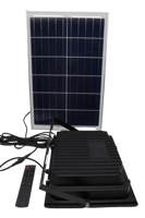 كشاف خارجي طاقة شمسية 300واط اضاءة ابيض