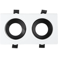 جرم كشاف مجوز بلس متحرك المينيوم ابيض مع اسود مانع...