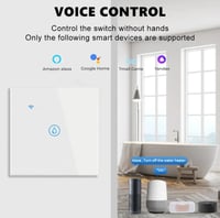 مفتاح مكيف ذكي اسود للتحكم في المكيف الشباك او الس...