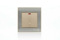 مفتاح مكيف 45 امبير استيل