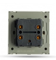 مفتاح مكيف بيانو ابيض خشبي TV.ON