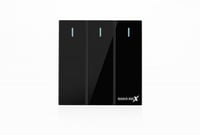 مفتاح ثلاثي اسود مرايا بيانو