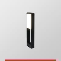 انارة حدائق عمود مربع اضاءة منتشرة بطول 60سم