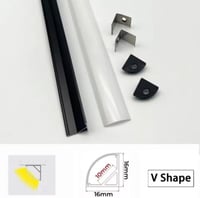 مجرى المونيوم زاوية ربع دائرة 3 متر لانارة شريط ال...