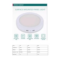 كشاف لطش ليد بنل اسود لون الانارة شمسي كريمي 20 سم...