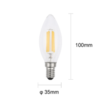 لمبة بلحة عيدان لون الانارة أصفر 4 واط قاعدة E14