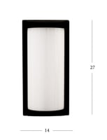 انارة خارجية جدارية اضاءة منتشرة 24W انارة اصفر 30...