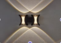 انارة جداريه الألمنيوم ثنائي