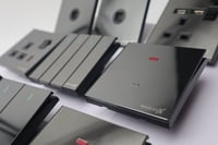 مفتاح جرس اسود مرايا بيانو