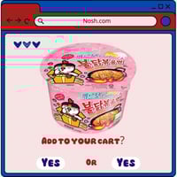 كوب راميون بولداك كاربونارا الوردي